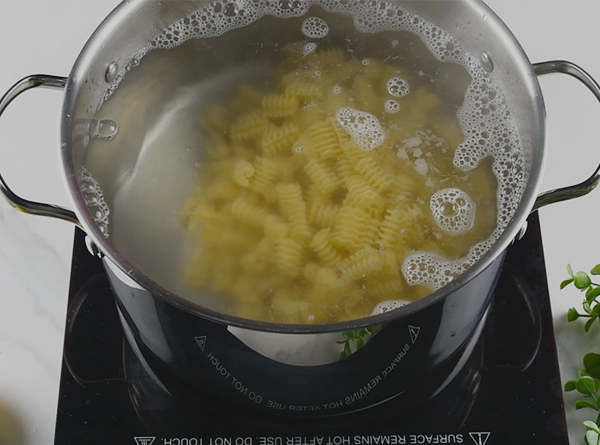 Creamy Pasta w/ Chicken Sausage - Step 1